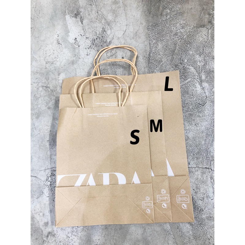 HCM-Túi giấy zara đủ size S/M/L