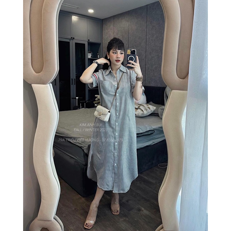 Váy Sơ Mi Thomp Hàng Chuẩn KAB