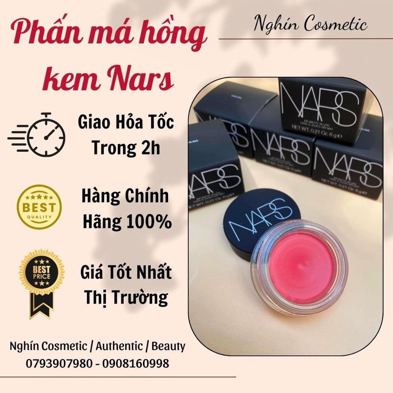 Má hồng kem NARS AIR MATTE BLUSH 6Gram