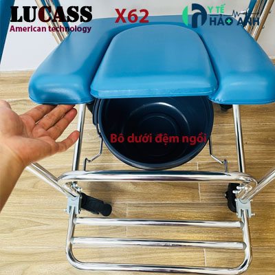 Ghế bô vệ sinh và tắm Lucass X62
