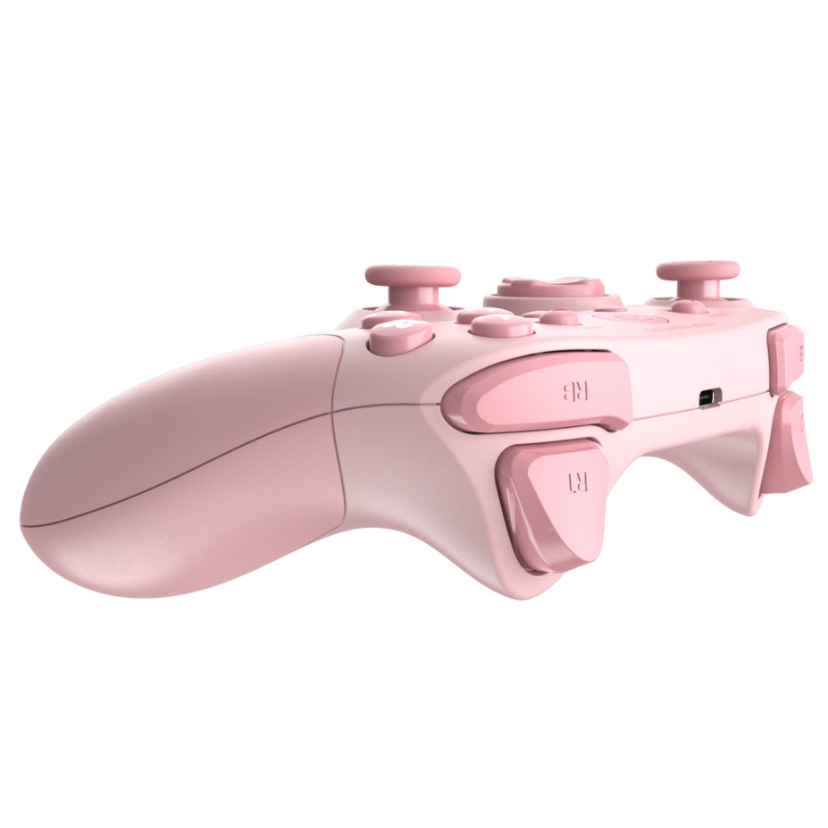 Tay cầm game Dareu H101X Hồng / Đen không dây