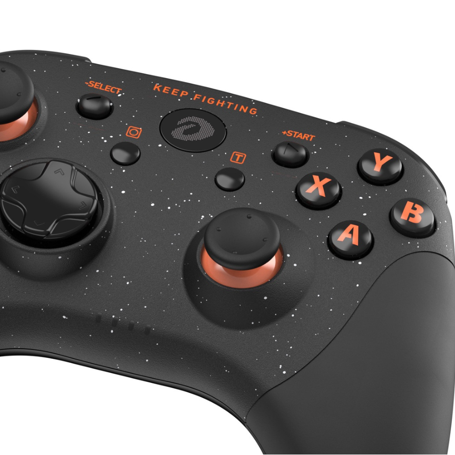 Tay cầm game Dareu H101X Hồng / Đen không dây