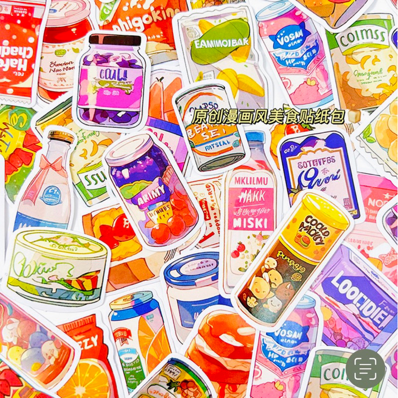 Set 40 miếng sticker packing