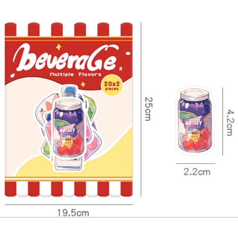 Set 40 miếng sticker packing