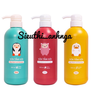 Sữa tắm gội AGI 500ml  Chĩnh hãng