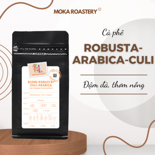 Cà phê rang mộc cao cấp blend robusta & arabica & culi, coffee pha trộn nguyên chất dùng pha cà phê sữa moka cafe