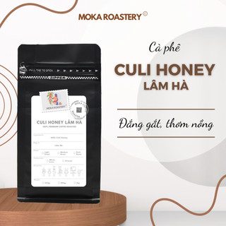 Cà phê culi honey lâm hà rang mộc, cà phê nguyên chất pha phin pha máy moka cafe
