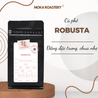 Cà Phê Robusta Nhân Sống Chưa Rang Moka Cafe, Cà Phê Nguyên Chất Chọn Lọc Kỹ Từ Nông Hộ