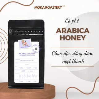 Cà Phê Arabica Honey Núi Min Moka Cafe, Cà Phê Nguyên Chất Phù Hợp Pha Máy Pha Phin