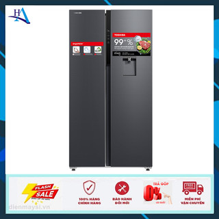 Tủ lạnh toshiba inverter 596 lít side by side gr-rs775wi-pmv-mg