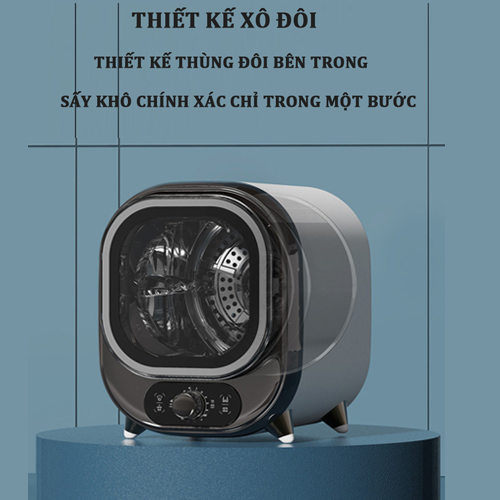 Máy Sấy Quần Áo Em Bé, Ta UV Diệt Khuẩn 99%, Có Sấy Nóng Và Lạnh - Bảo Hành 5 Năm