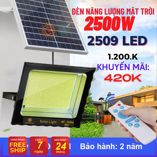 Đèn năng lượng mặt trời, đèn năng lượng mặt trời sân vườn 2500w 2506 led led THẮNG TRANG