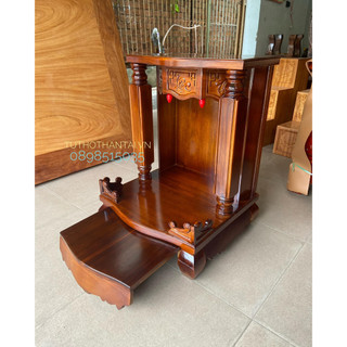 Bàn thờ thần tài cột vuông 50cm x 68cm