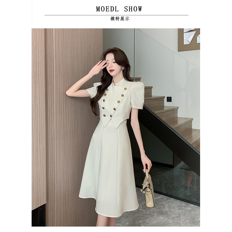 Set Dạ Áo Dạ Khuy Mix Chân Váy Dáng Dài Hàng 2 Lớp 2 Màu Kèm Ảnh Thật