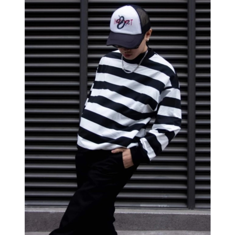 Áo dài tay kẻ ngang Thefiremonkey