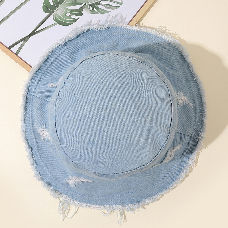 Mũ Jean vành rách, mũ tai bèo chống nắng phong cách thời trang M160