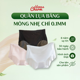 Quần lót lụa băng 3D không viền mỏng nhẹ thoáng khí Venus Charm 88299