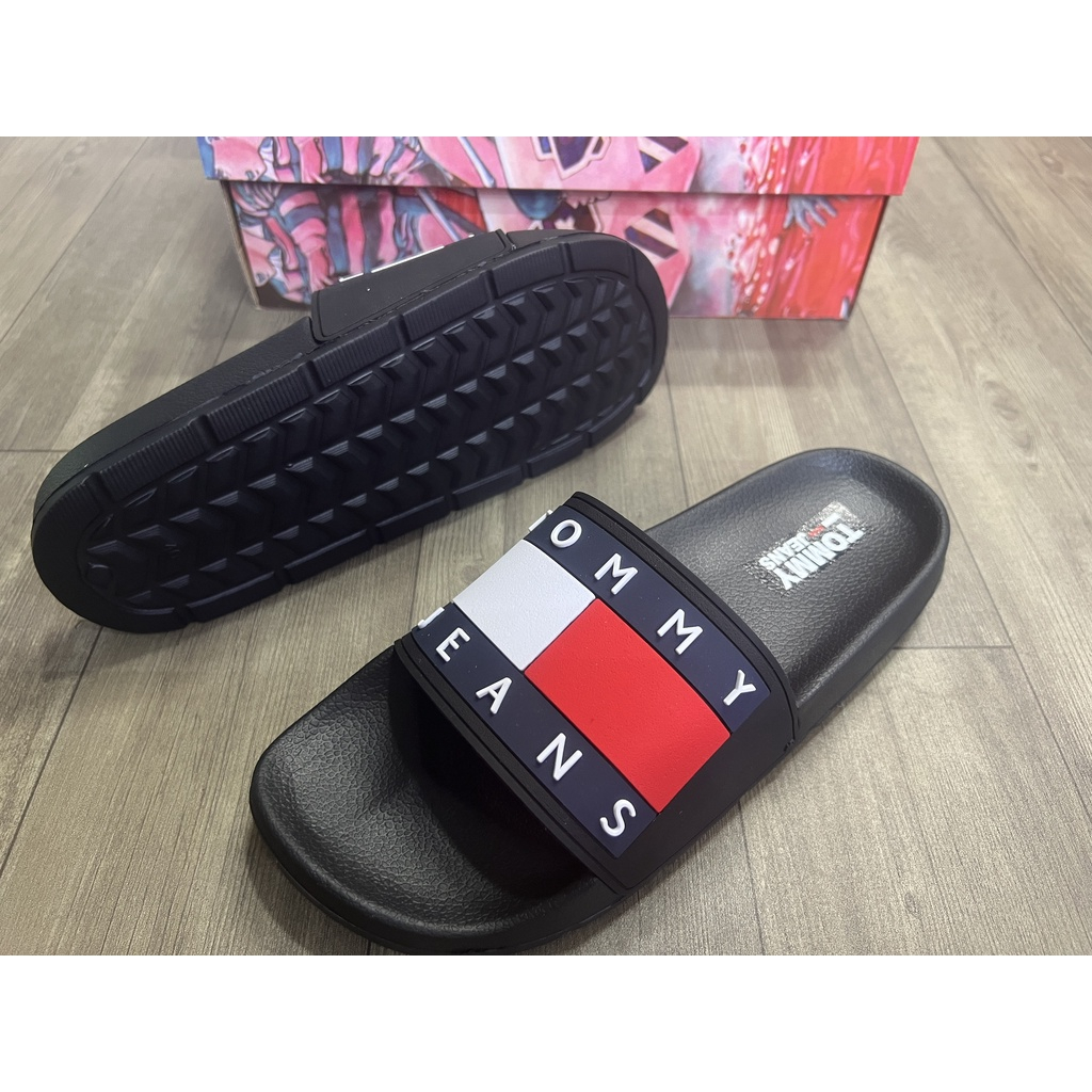 Dép Tommy Nam Nữ Quai Ngang, Đế Dép Cao Su Non Loại 1, Mẫu Mới Nhất LadyStore