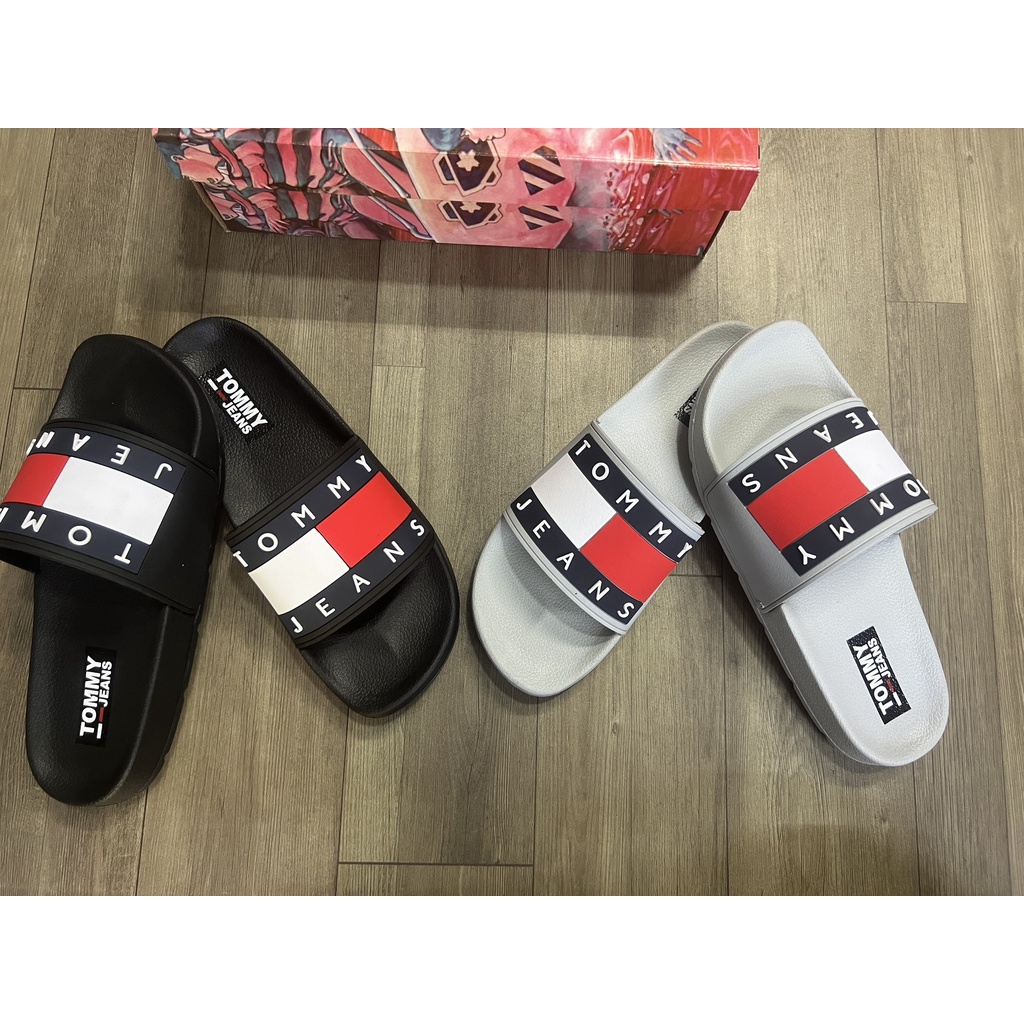 Dép Tommy Nam Nữ Quai Ngang, Đế Dép Cao Su Non Loại 1, Mẫu Mới Nhất LadyStore