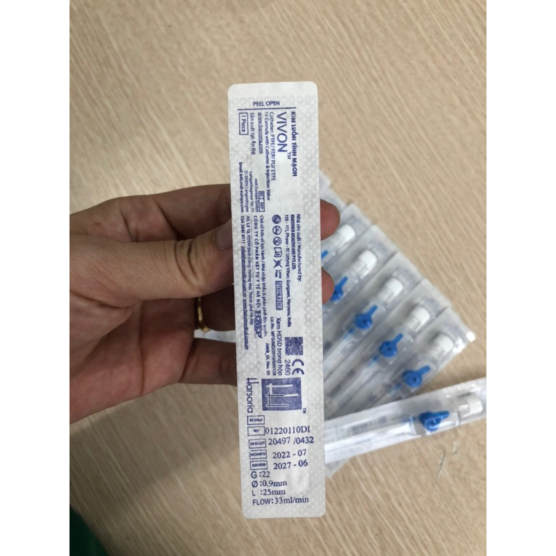 ✅ KIM LUỒN TĨNH MẠCH VIVON xanh