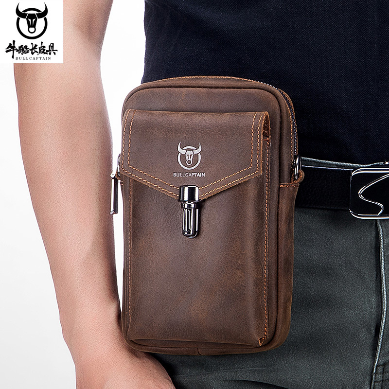 Túi đeo chéo da bò sáp đựng điện thoại ví tiền sạc dự phòng size 20cm14cm6cm