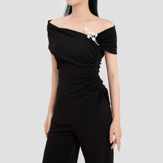 MAYBI Quần ống loe thun mịn