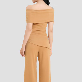 MAYBI Quần ống loe thun mịn