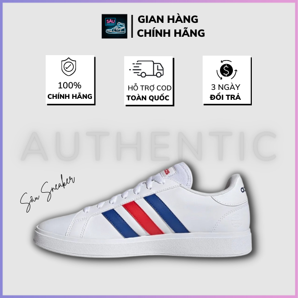 [CHÍNH HÃNG 100%] Giày Adidas Neo GRAND COURT 'White' GW9252