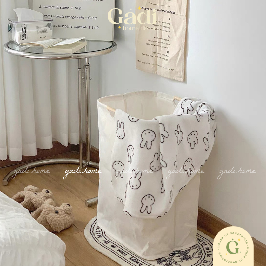 Giỏ Đựng Quần Áo Gấp Gọn Size Lớn Gadi Home – Sọt Vải Đựng Đồ Giặt Chống Thấm Nước | ELLY