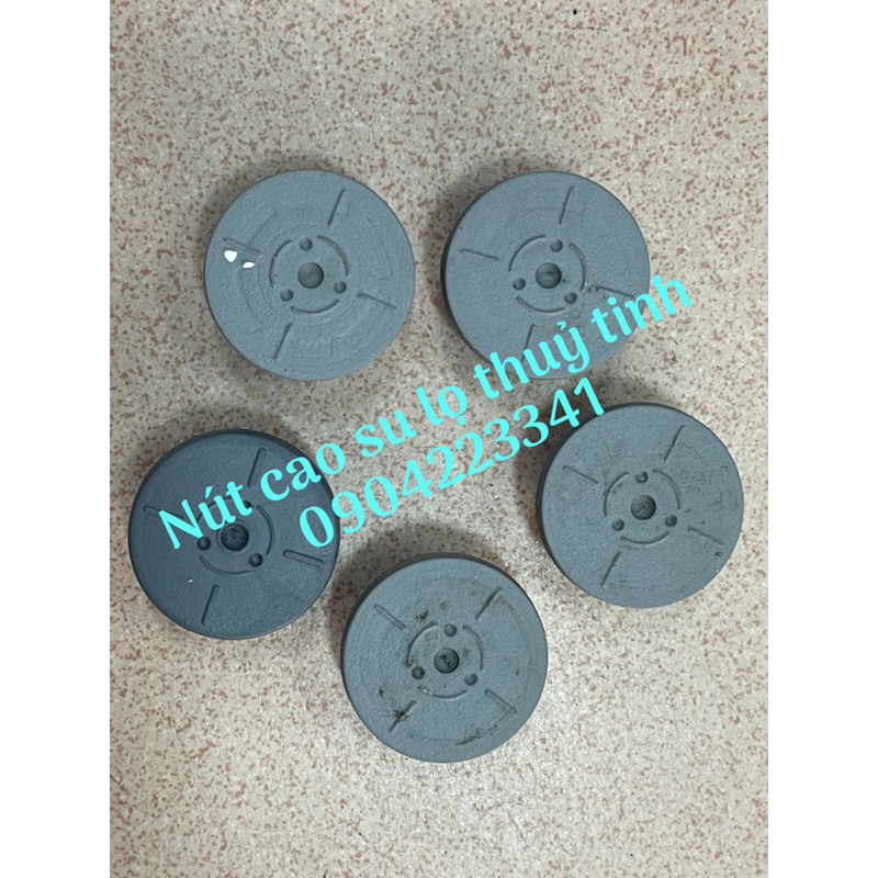 Combo 20c nút cao su fi 3cm miệng lọ 2.2cm