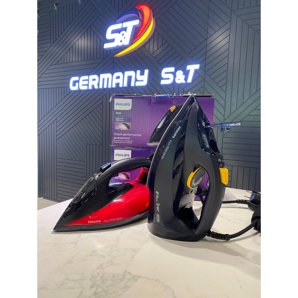 Bàn là hơi nước Philips Azur 7000 Series DST7060/20 DST7022/40 Nội Địa Đức model 5/2023, Bàn ủi hơi nước GermanySnT