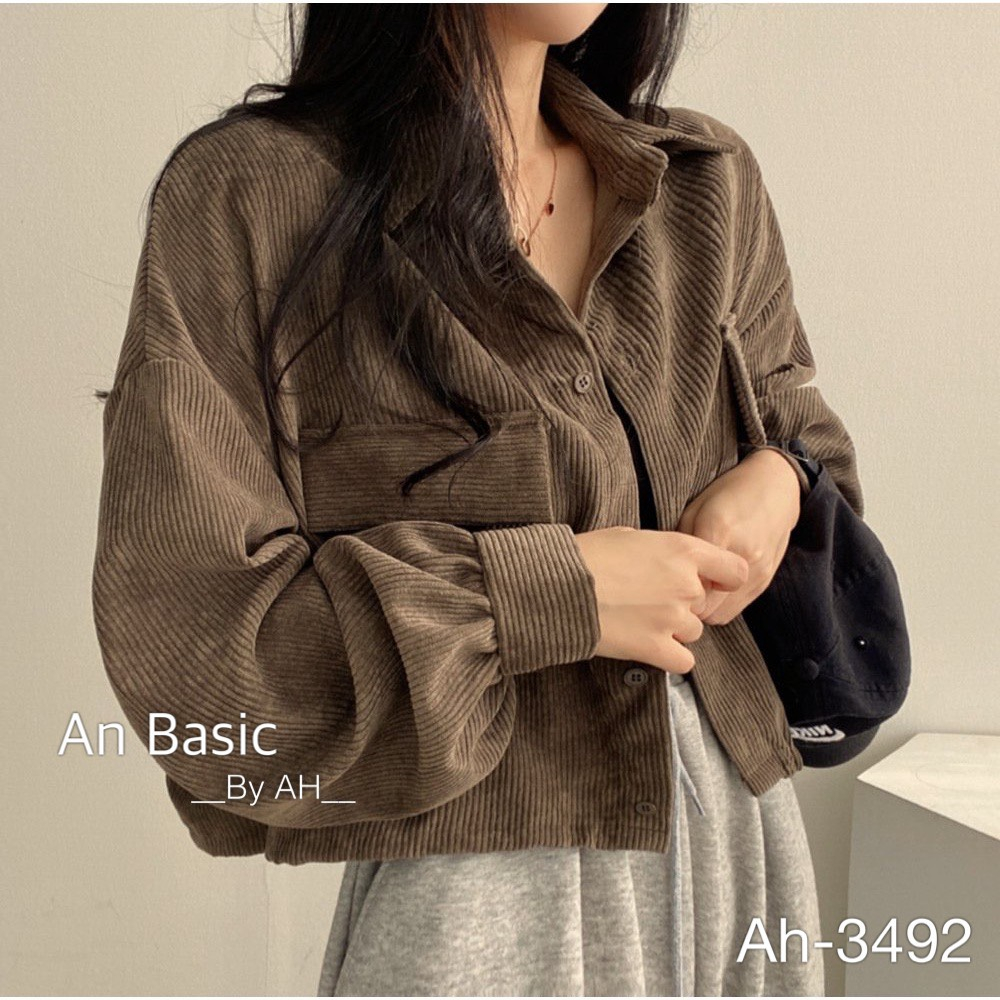 Áo nhung tăm croptop Jun Store 3492 P13K10
