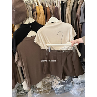 ÁO LEN CỘC CỔ THUYỀN 3p HÀN QUỐC