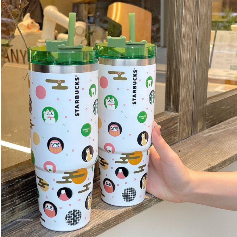 Ly giữ nhiệt 7-10h 𝐒𝐓𝐀𝐑.𝐁𝐔𝐂𝐊 900ml fullbox Qimato