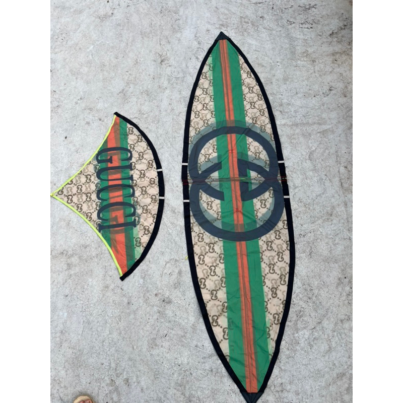 Áo lỗi in màu GUCI và LV sỏ khung 2 mét