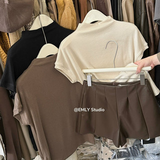 ÁO LEN CỘC CỔ THUYỀN 3p HÀN QUỐC