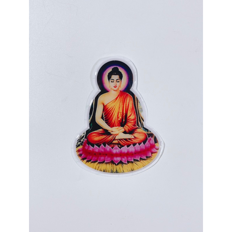 Tem nổi hình Phật thích ca, quan thế âm và phật di lạc dán trang trí