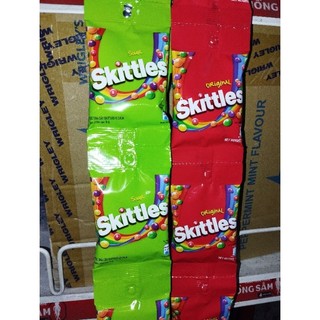 Kẹo trái cây skittles hương trái cây 15gr gói