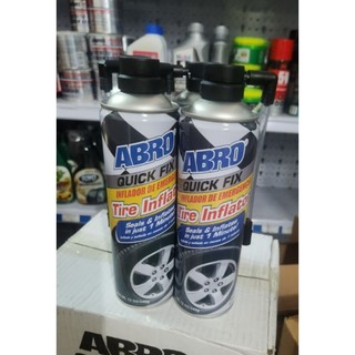 Chai Keo Bơm Tự Vá Vỏ Xe Ô Tô - Xe Máy ABRO QUICK FIX 340g  - Vá Vỏ ABRO