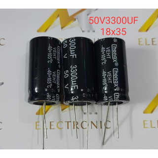 Tụ hóa 50v3300uf 3300uf50v 50v 3300uf 18x35mm
