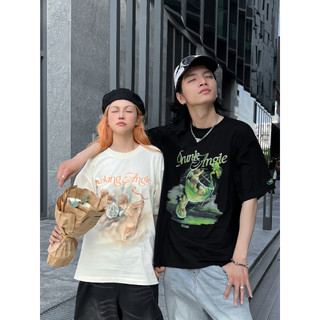 YESSIR - Working Angel Cream Tee - Áo thun form regular local brand