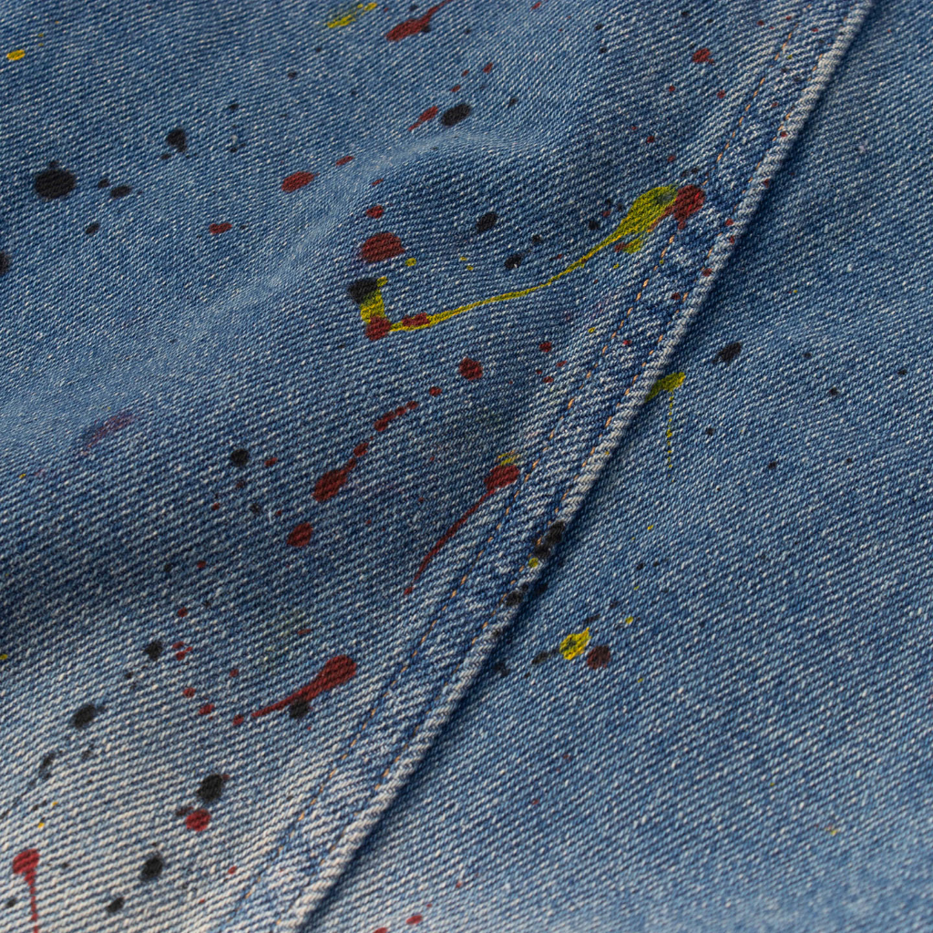 Áo Khoác DirtyCoins Fur Collar Spray Paint Denim Jacket | BigBuy360 - bigbuy360.vn