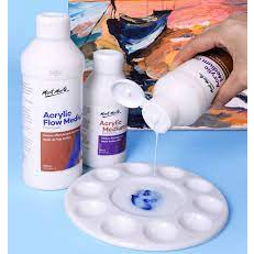 Dung môi sơn lót gesso sơn bóng phủ bóng bề mặt tranh Acrylic MONT MARTE 250ml - Họa cụ Hakuart