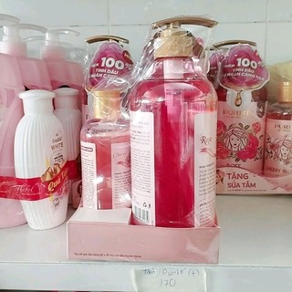 Sữa tắm purite 850ml hoa hồng tặng 250ml hương nước hoa từ pháp.