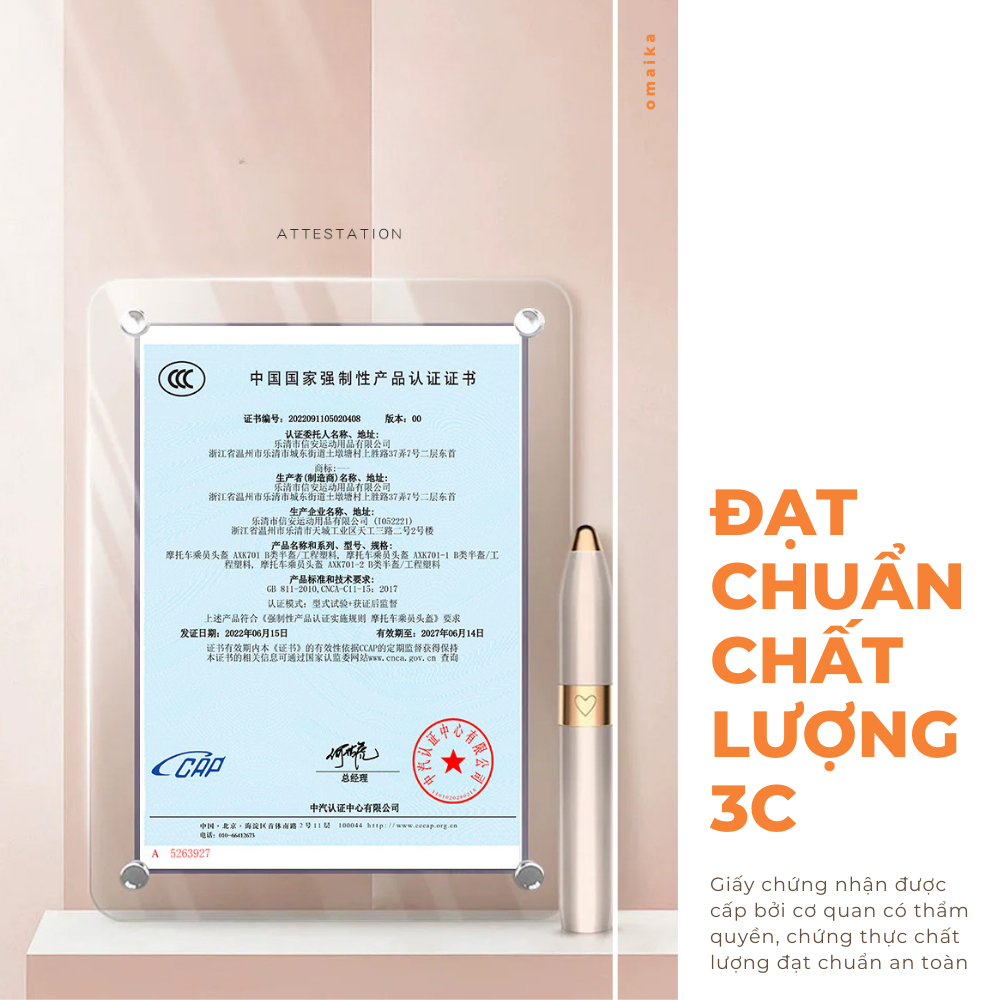 Mũ Bảo Hiểm Omaika Ngầu Có Kính Chống Sương Mù Và Lỗ Thoáng Khí AXK701