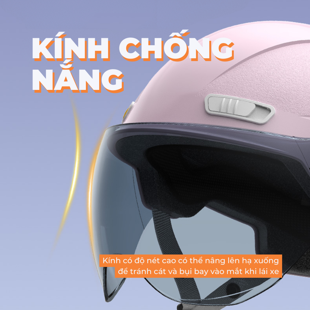 Mũ Bảo Hiểm Omaika Ngầu Có Kính Chống Sương Mù Và Lỗ Thoáng Khí AXK701