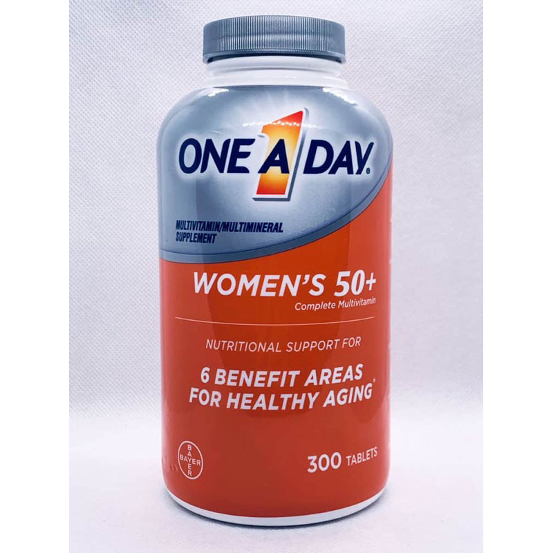 One A Day cho phụ nữ trên 50 One A Day Women’s 50+ Multivitamin 300 viên (Mẫu mới)