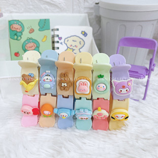 (Hỏa tốc) (1 CÁI) Kẹp càng cua 3 răng, 5 răng màu pastel đính hình ngẫu nhiên dễ thương nhiều màu hottrend