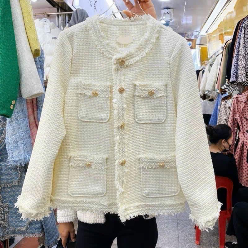 ÁO KHOÁC DẠ TUA 4 TUI TAG MI.SI