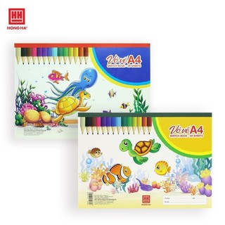 Vở vẽ A4 hồng hà 4941